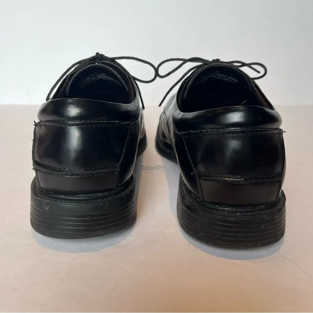 Nunn Bush Classic Black Men's Dress Shoes Lace Up Size 9M Oxfords